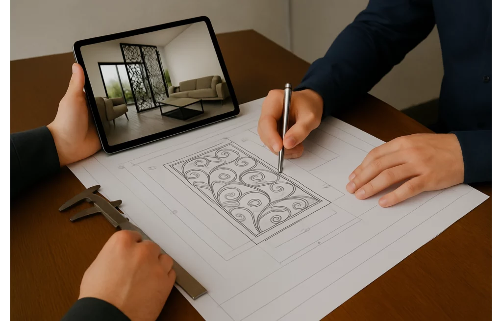 Designing custom metal structure using CAD engineering software