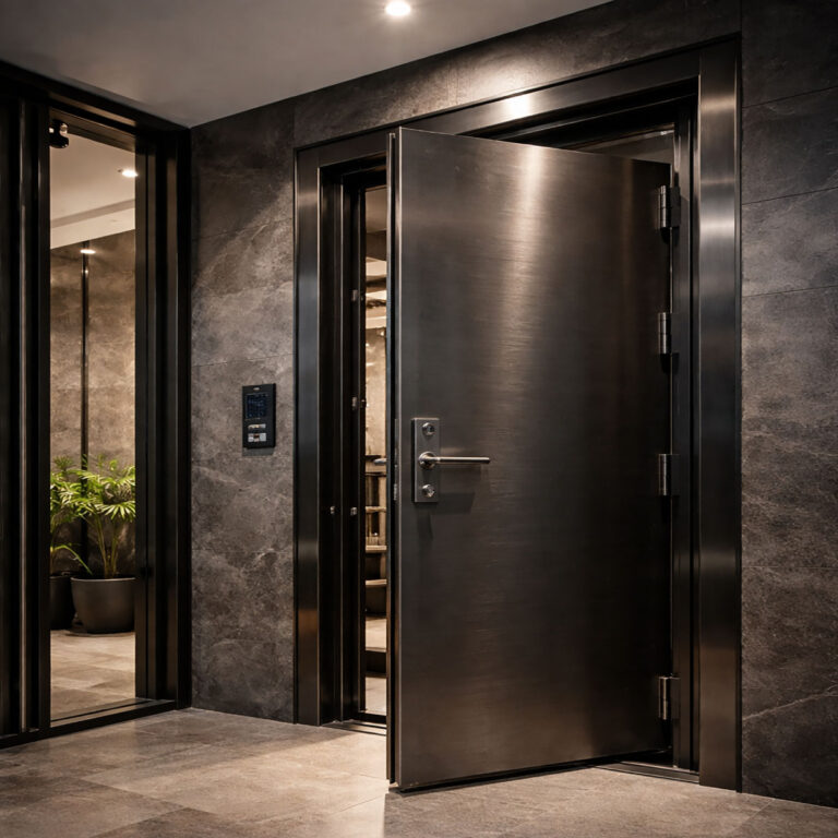 Metalen veiligheidsdeuren voor commerciële gebouwen