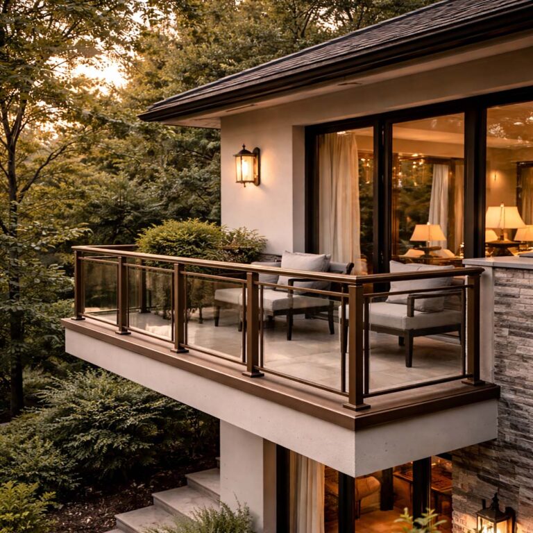 Metalen balkon op maat voor moderne woningen